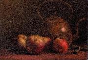 Still life with apples